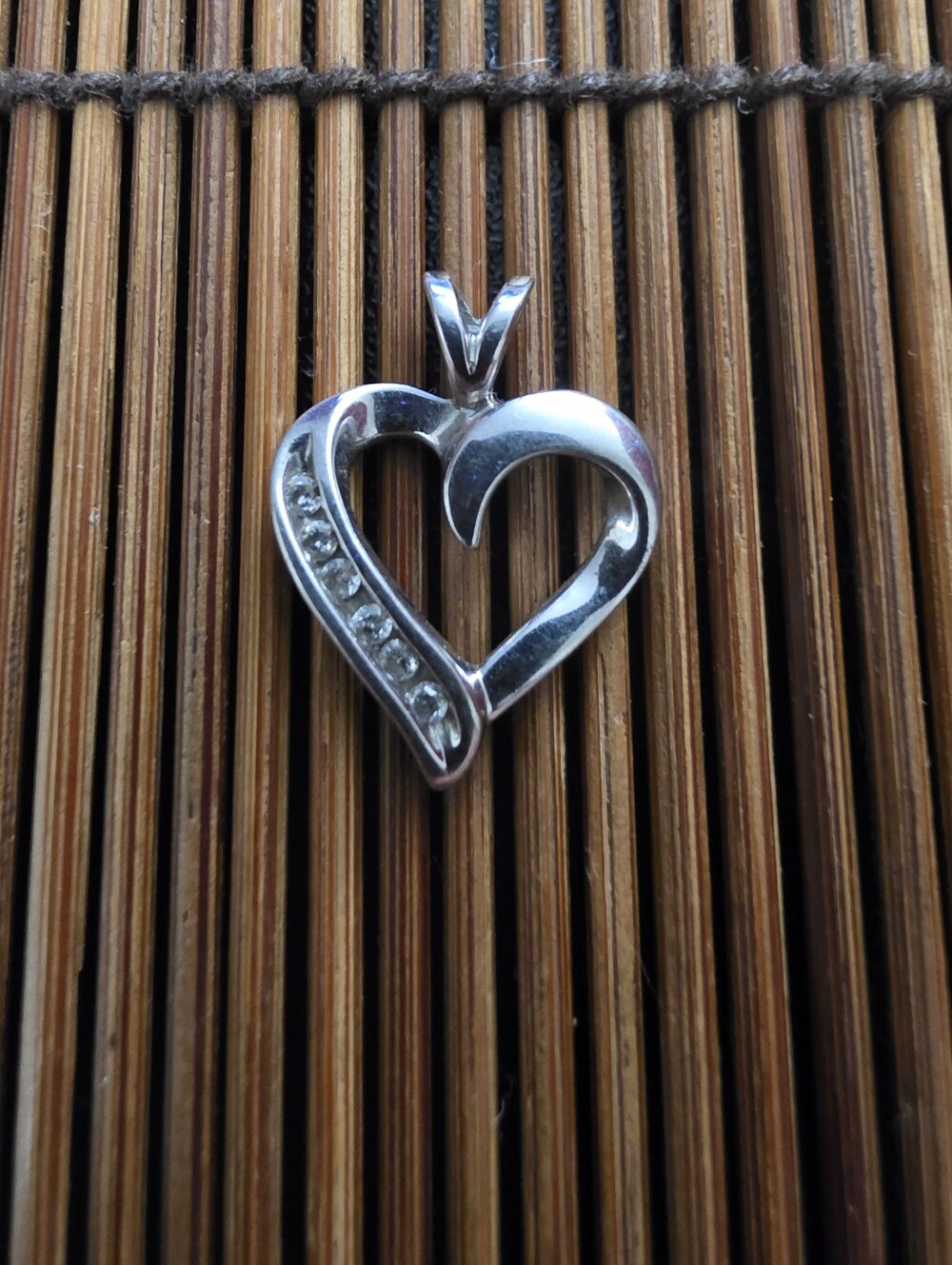 10k Diamond Yellow White Gold Pendant